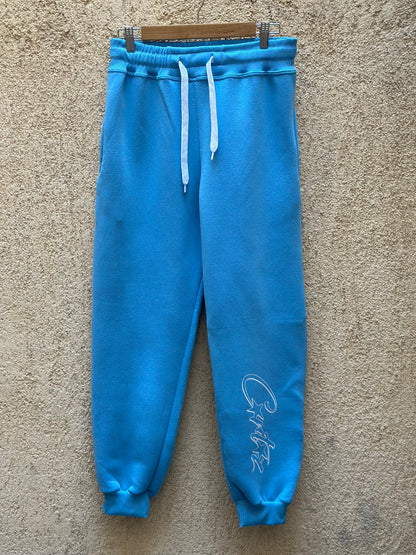 Corteiz Alcatraz Hoodie Tracksuit Baby Blue