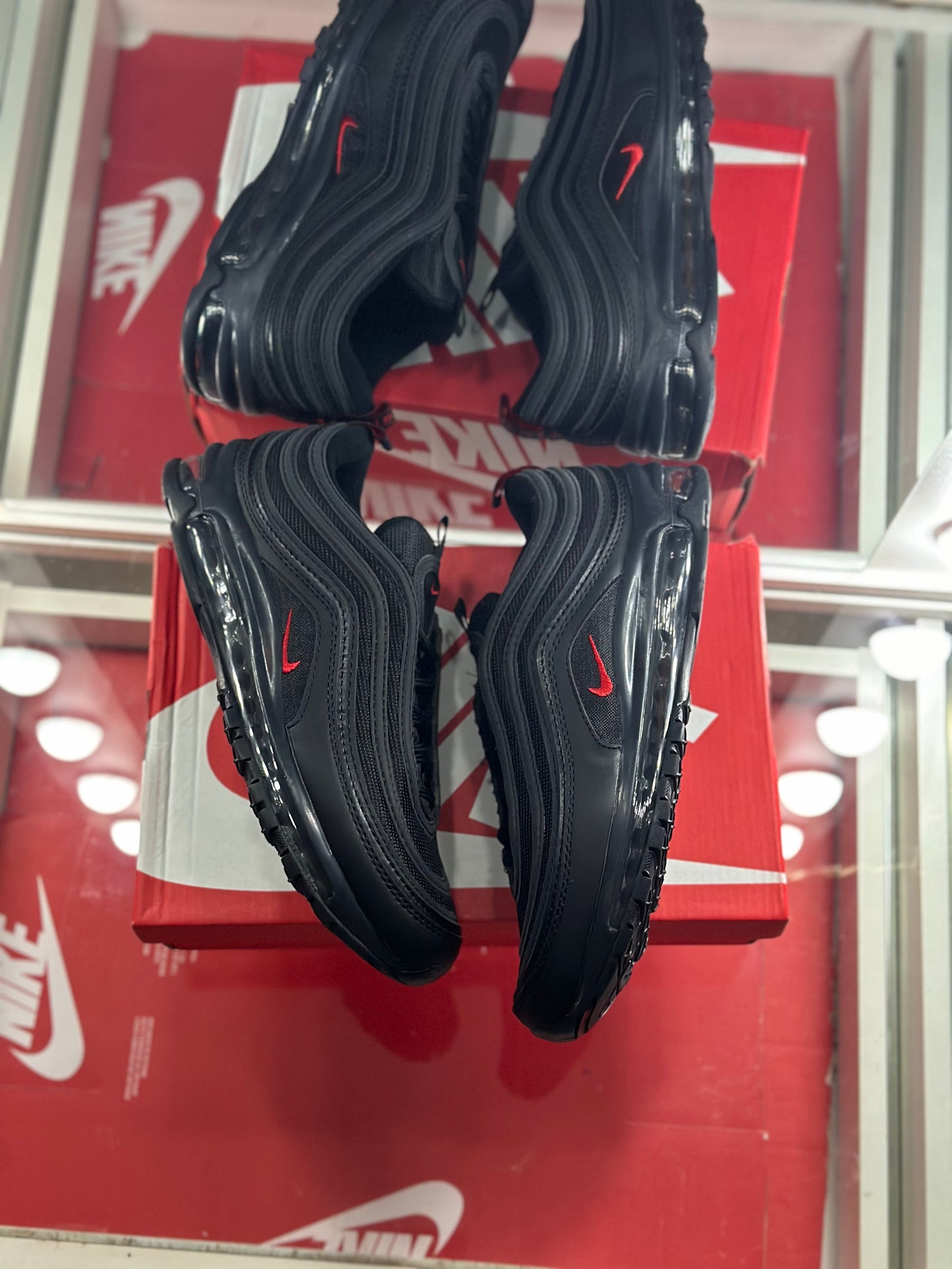 Nike air max 97 red logo