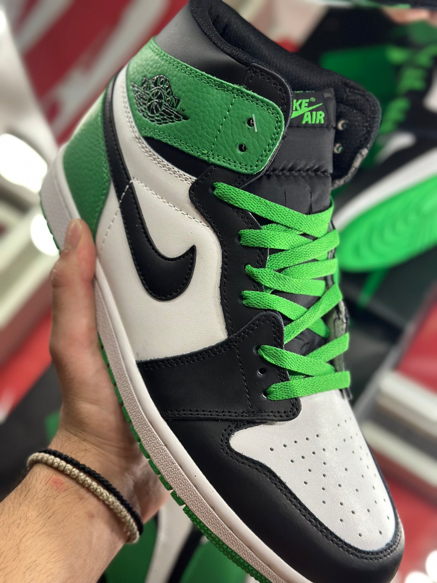 Jordan retro 1 High lucky green