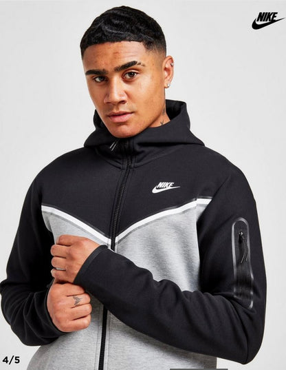 Nike tech fleece Tracksuit Black/Grey