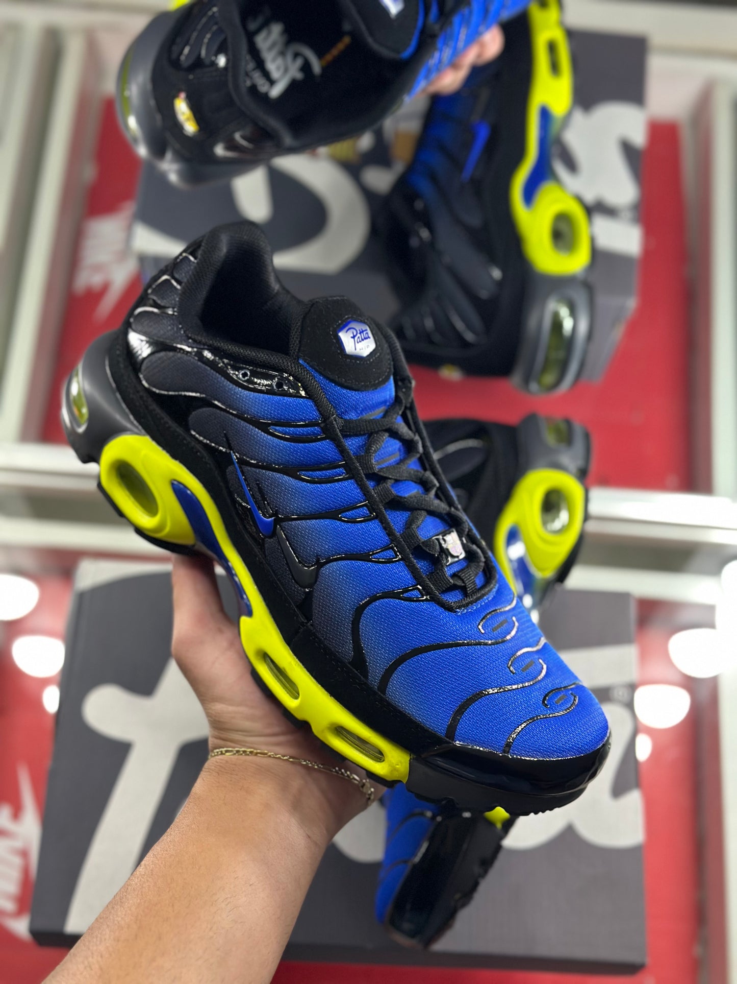 Nike air max plus Barca blue neon