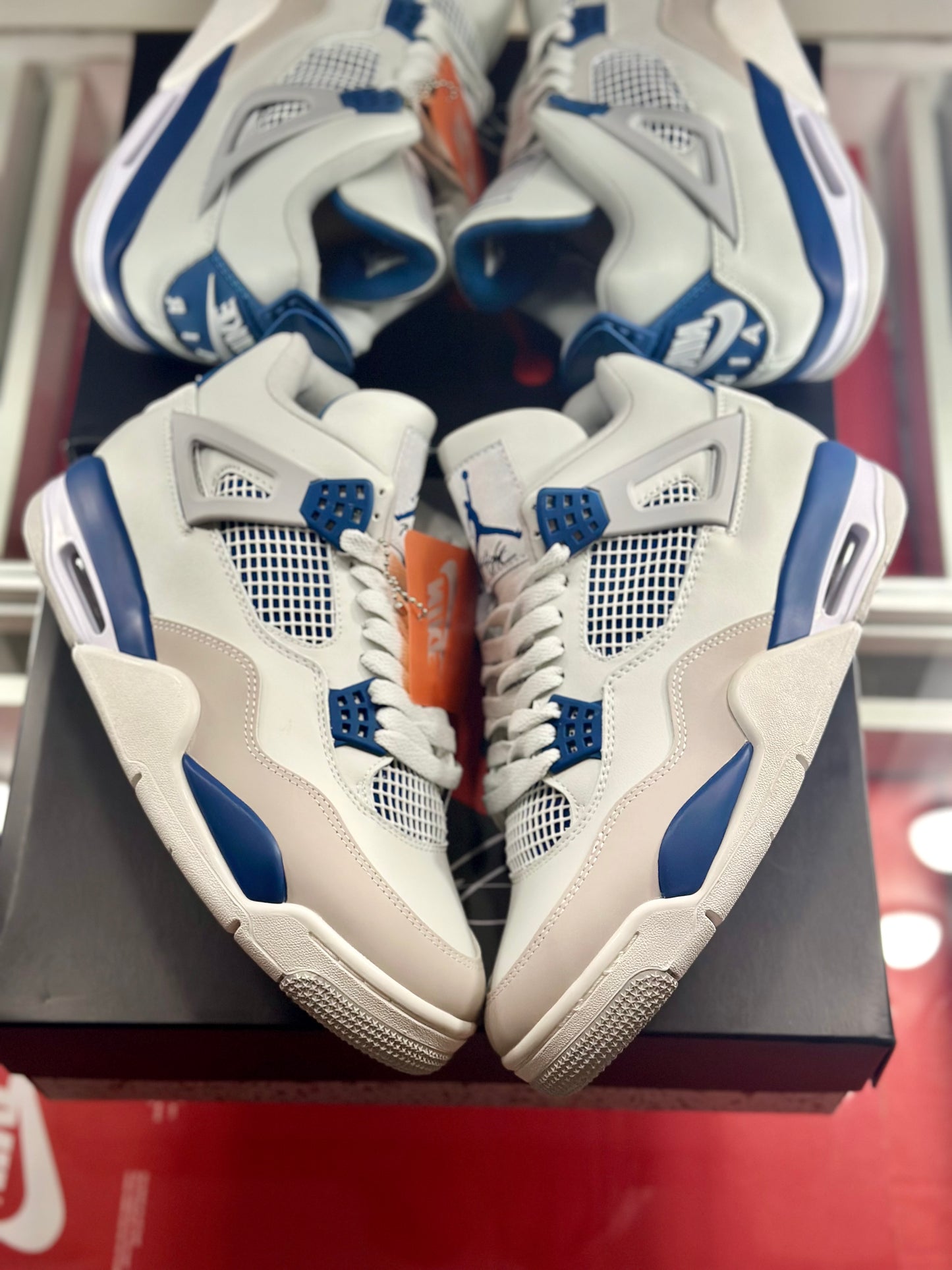 Air Jordan retro 4 military Blue